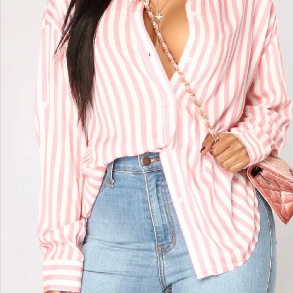 Pink blouse